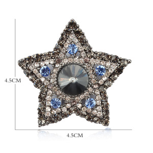 Bouquet Brillant Cristal Hijab Broches Et Broches - Product Image 3