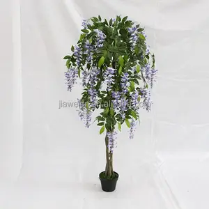 Wholesale deocrative artificial wisteria trees natural wood trunk