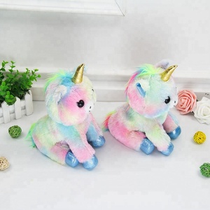 Lk <span class=keywords><strong>Fancy</strong></span> Đầy Màu Sắc Cầu Vồng Vàng Sừng <span class=keywords><strong>Unicorn</strong></span> Đồ Chơi Nhồi Bông Cho Trẻ Em - Product Image 6