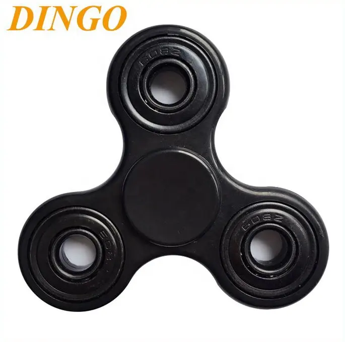 2018 Hot Sale Hand Spinner Toys , 3 Bar Plastic Caps Tri Finger Fidget Spinner