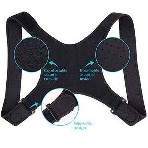 Hotsaling behel Neoprene uniseks, penahan punggung bungkuk bisa disesuaikan "rompi" atas mendukung postur korektif - Product Image 4