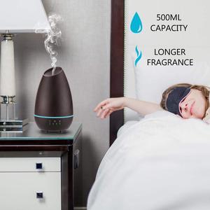 Nhà máy trực tiếp công suất lớn 500ml hạt gỗ siêu âm hương liệu tinh dầu khuếch tán hộ gia đình di động sử dụng 1 năm - Product Image 5