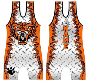 Cheap Customized Wrestling singlets, wrestling body suit, wrestling tights wholesale