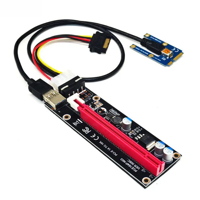 Mini PCIe Ke PCI Express 16X Riser, untuk Laptop Eksternal Kartu Grafis EXP GDC MPCIe Ke Slot Kartu PCI-e