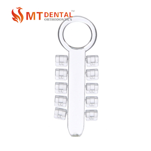Elastici <span class=keywords><strong>a</strong></span> cuneo con rotazione dentale ortodontica di alta qualità grigi - Product Image 3