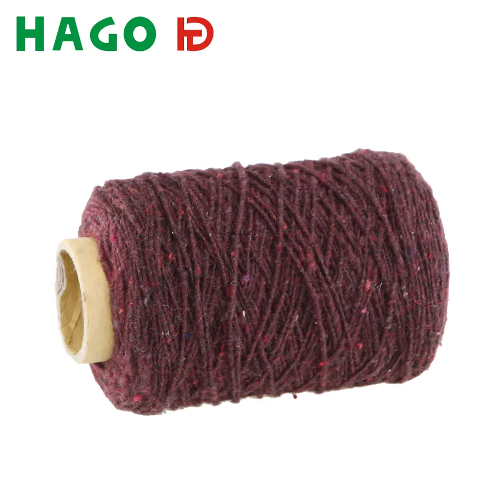 China paper yarn manufacturers made stocklot wasted paper yarn for knitting in paper yarn cones