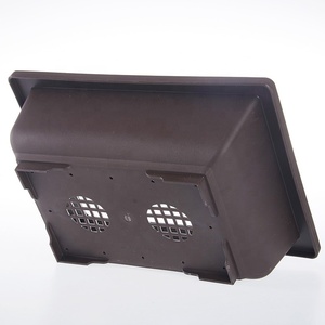 Pot de jardin rectangulaire en plastique pour plantes succulentes et bonsaïs, avec soucoupes en terre cuite - Product Image 6