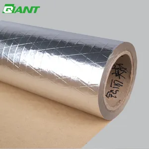 Papel de aluminio aislante resistente al calor para techos, papel kraft