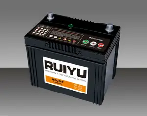 Batterie de voiture macaron 12V 60ah, liste de prix sur le marché nigérian