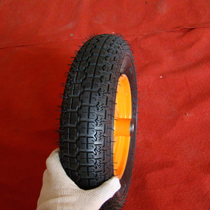 Roue en caoutchouc pneumatique de <span class=keywords><strong>brouette</strong></span> 14 ''3.50-8/<span class=keywords><strong>chariot</strong></span> à main 350-8 pneu - Product Image 1