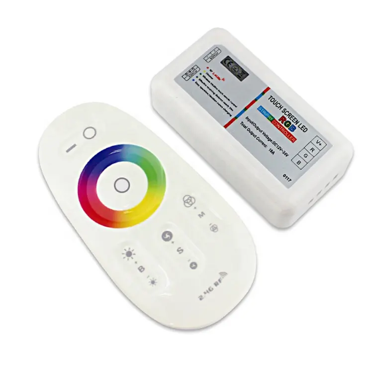 2.4G RF wireless Touch Remote Control LED Strip light RGBW RGB LED Controller