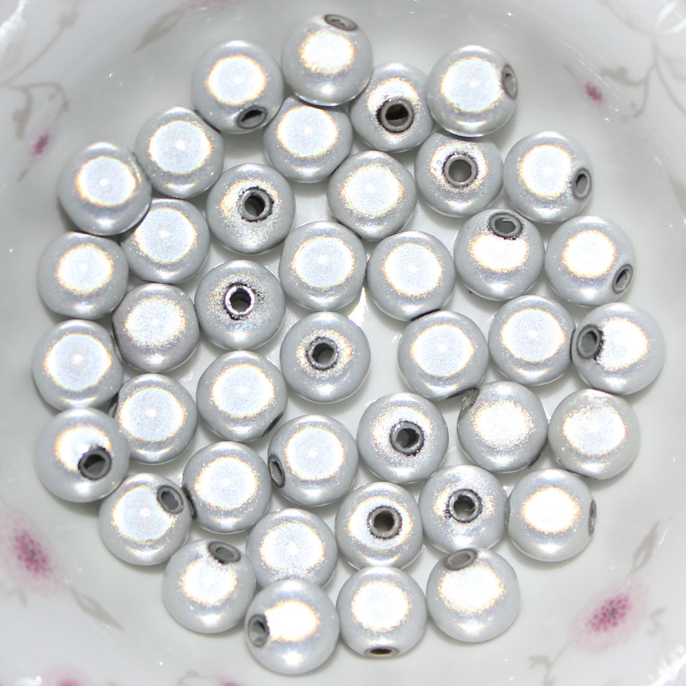 250 Perle 3D Illusion Miracle Beads - Rtonde 10 Mm - Assortite Per Bigiotteria Fai Da Te - 5