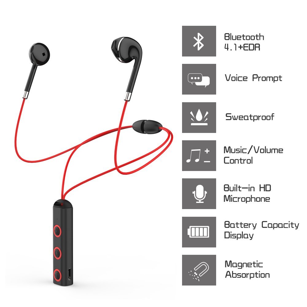 BT313ワイヤレスBluetoothヘッドセット - ネックバンド型・ノイズ