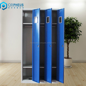 Vestuarios Armarios Muebles de metal <span class=keywords><strong>Taquilla</strong></span> metálica de tres puertas - Product Image 1