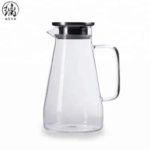 Big Capacity Environmental Friendly Water Glass Jug Hot Sale