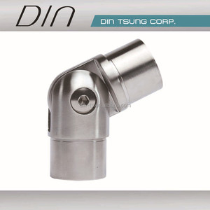 Adjustable Stainless Steel Handrail Elbow Joint for Stair <b>Railings</b> <b>Wall</b> <b>Mounted</b> Modern Design - Product Image 2