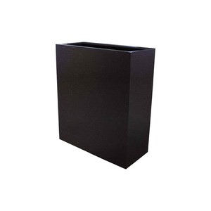 Jardinières rectangulaires en fonte <span class=keywords><strong>de</strong></span> fer <span class=keywords><strong>gris</strong></span> avec revêtement en poudre, grands pots d'extérieur pour plantes - Product Image 6