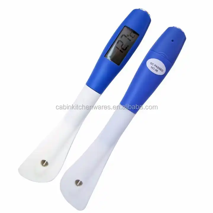 optional silicone head digital spatula thermometer