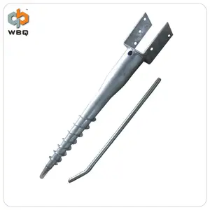 China Alibaba Ground Screw <strong>Post</strong> U Shaped Anchoring <strong>Spikes</strong> Factory - Product Image 1