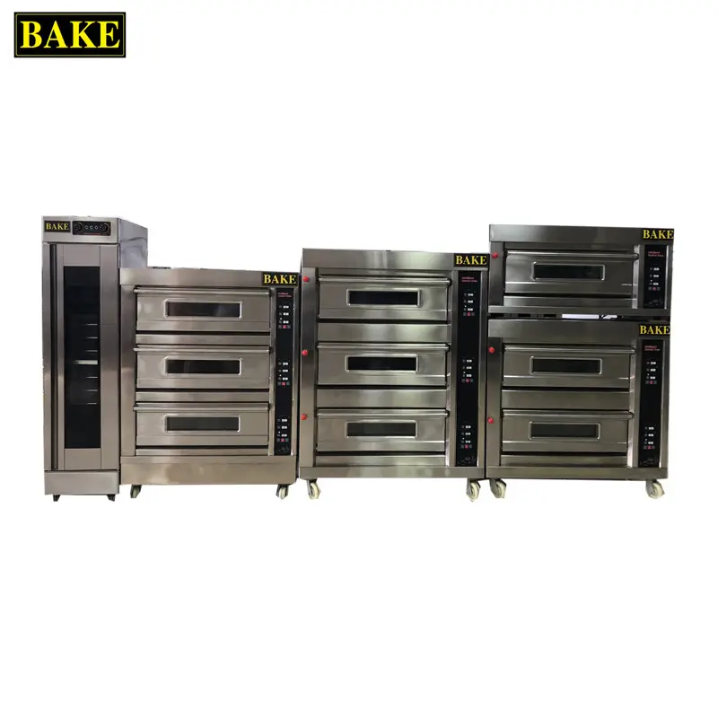 Shijiazhuang bake company manufacture electric deck oven,high quality and discount price stainless steel pizza oven