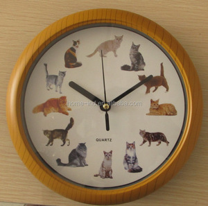 <span class=keywords><strong>Orologio</strong></span> <span class=keywords><strong>da</strong></span> <span class=keywords><strong>Parete</strong></span> con Suoni di Animali con Suoni di <span class=keywords><strong>Gatto</strong></span> e Uccello - Product Image 6