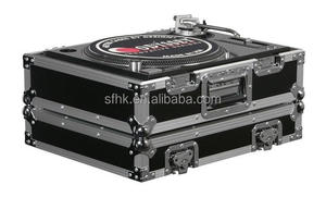 Vestax QFO <span class=keywords><strong>Turntable</strong></span> Quan Tài Trường Hợp Nhôm Phần Cứng Chuyến Bay Trường Hợp Với Bánh Xe - Product Image 3