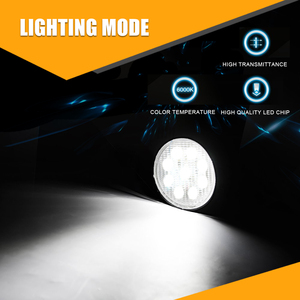 4,6 "Spot Flood Spot Combo ATV UTV Proyecto Vehículo Coche <span class=keywords><strong>Faro</strong></span> todoterreno 12V 24V 27W Camión Led Luz DE TRABAJO - Product Image 4