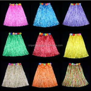 Multi Colore Del Vestito Hawaiano Giallo Pannello Esterno di Hula Decorazioni Del Partito di Favori Forniture Rafia Hula Pannello Esterno Sexy Delle Donne Gonna di Erba - Product Image 6