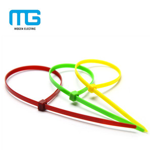 Bridas de Cable Autoblocantes de Nylon 66, Bridas de Colores, Precio Personalizado, Bridas de Cable Industriales de Plástico Recubierto de Nylon y Acero Inoxidable 2.5*100 - Product Image 4