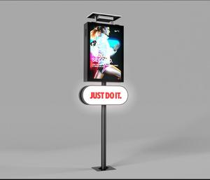 City Public Project Hot Sales Street <strong>Electric</strong> 3d Pictures <strong>Poster</strong> Stand Billboard Unipole Large Light Box - Product Image 2