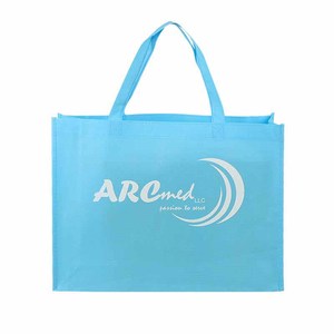 Sac réutilisable barato al por mayor barato reutilizable no tejido ultramarinos bolsas de ropa - Product Image 2