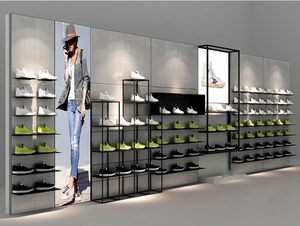 Espositore Girevole Autoportante Creativo per Negozi di <span class=keywords><strong>Scarpe</strong></span> e Stivali - Product Image 5
