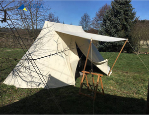 <span class=keywords><strong>Tenda</strong></span> Medievale <span class=keywords><strong>Bianca</strong></span> in Cotone 5x3m per Glamping e Campeggio all'Aperto con Protezione Solare - Product Image 6