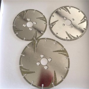 Profesyonel kesme mermer segmenti dairesel testere bıçakları mermer kesme bıçağı elektroliz mermer disk inşaat güç aracı - Product Image 2