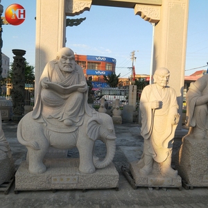 Statua di Buddha con Design degli Ottoventi Arhats in Pietra Scolpita, Grande Formato Personalizzabile, Vendita Calda dalla Cina - Product Image 4
