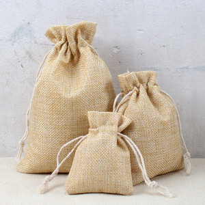 Op Maat Bedrukte Kleine Jute Hennepzakjes - Product Image 1