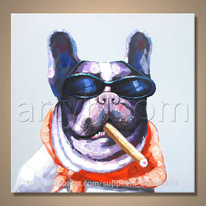 la main <span class=keywords><strong>peinture</strong></span> <span class=keywords><strong>chien</strong></span> héroïque pour la décoration intérieure - Product Image 1