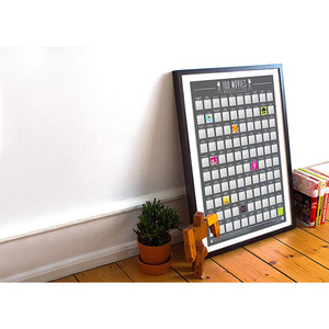 Tùy chỉnh Bức Tượng Bán Thân Danh Sách Đầu Ra <span class=keywords><strong>Poster</strong></span> 100 PHIM Để Xem - Product Image 4