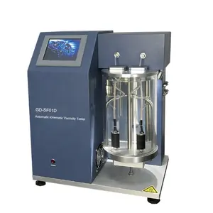 Otomatik Temizleme Mikro dozaj Katlanır Kılcal Viskozimetre Banyosu Kinematik Viskozite Test Cihazı ASTM D7279 D445