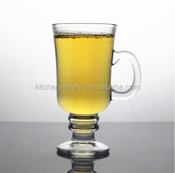 Haonai High Quality Machine Made 8oz Irish Coffee Glass Mug