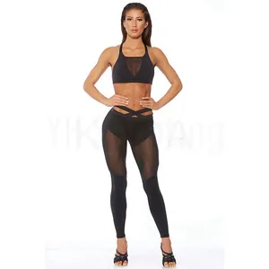 Meia leggings feminina esportiva, novidade, mix, roupa fitness, sexy, yoga