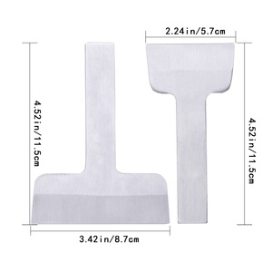 Deri zanaat cüzdan kart tutucu şerit el yumruk aracı düz kesici 57mm 87mm - Product Image 4