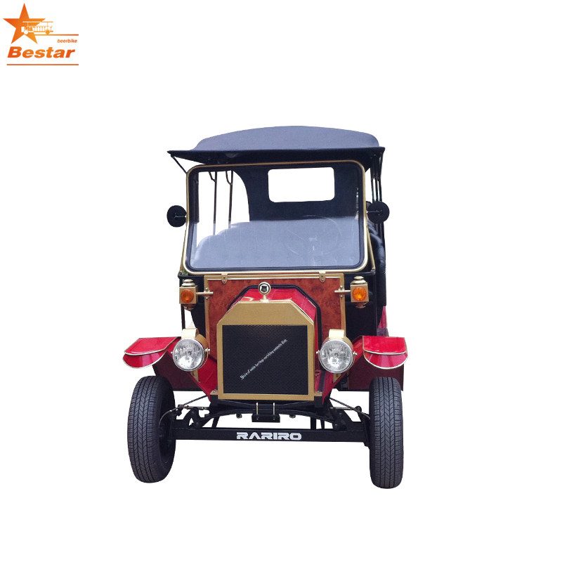 Достопримечательный Классический Электрический винтажный автомобиль на 8 мест в стиле ретро