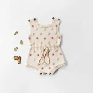 高品质的婴儿登山套装婴儿紧身衣针织连身裤登山衣服新生婴儿紧身衣连体衣