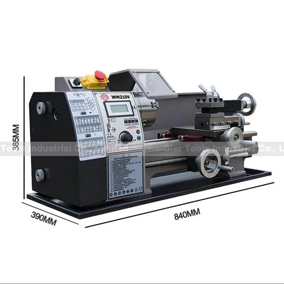 CE-Zulassung Kleine Haushalts drehmaschine Mini-CNC-Drehmaschine WM210