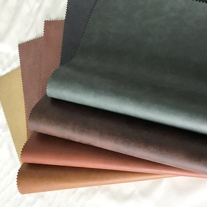 Chino estándar impermeable ancho Casa Loca patrón de gamuza de microfibra sofá tapicería de cuero tejido - Product Image 2