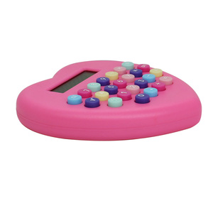 Fantaisie mignon en forme de coeur coloré calculatrice, le véritable <span class=keywords><strong>amour</strong></span> calculatrice - Product Image 3