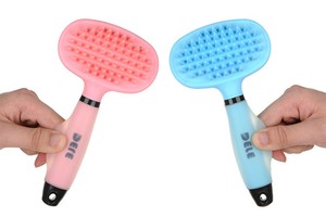 Accessori per animali domestici commercio all'ingrosso della cina dele del silicone del cane grooming pettine di massaggio spazzola da bagno Pet cane doccia pennello - Product Image 6