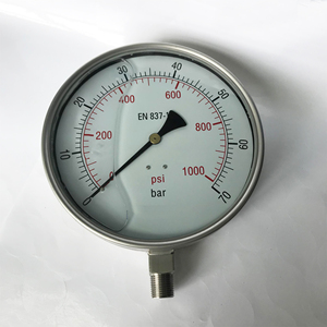 ที่กำหนดเอง 200 มม. 8 นิ้วสแตนเลสสตีล <span class=keywords><strong>manometer</strong></span> 70bar 1000psi Glycerin <span class=keywords><strong>filled</strong></span> - Product Image 4