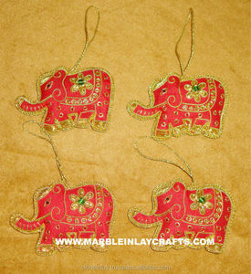 Elephant Christmas Decoration Hinging Ornament Indian Dealer - Product Image 1